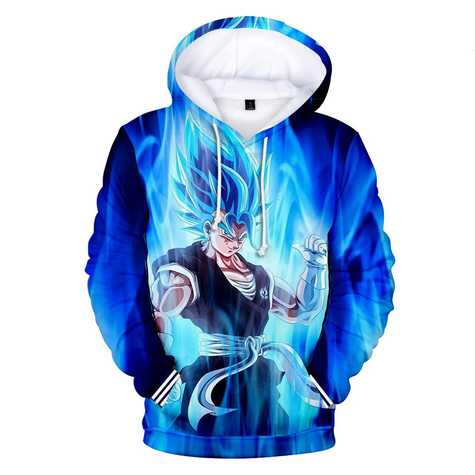 Goku Super Saiyan Blue Wearing Potara Earrings Hoodie Unisex