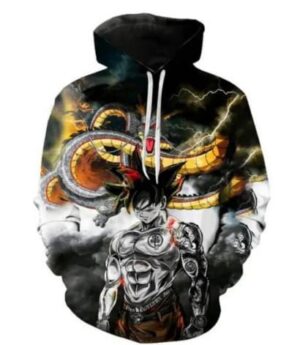 Son Goku And Dragon Hoodie Unisex