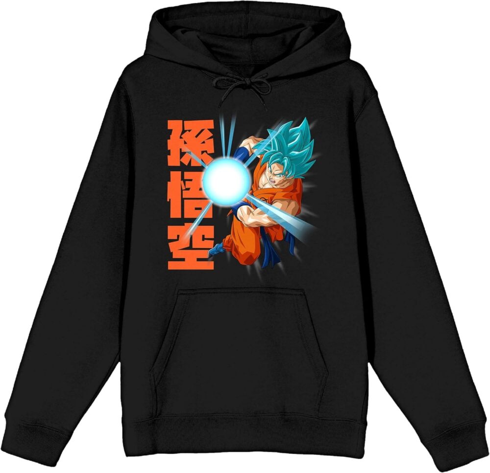 Bioworld Dragon Ball Super Super Saiyan Adult Black Hoodie