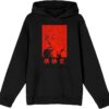 Bioworld Dragon Ball Z Red Goku Character Black Graphic Hoodie
