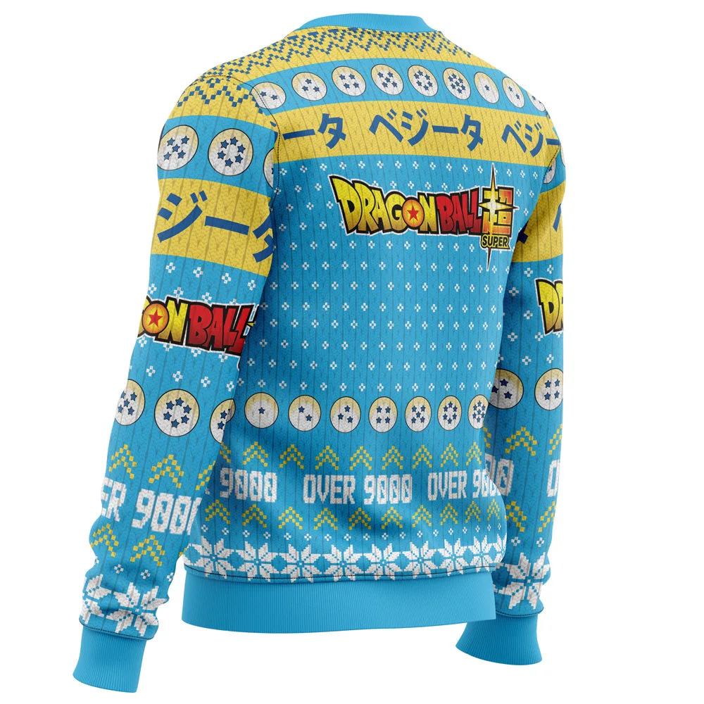 Vegeta Dragon Ball Ugly Christmas Sweater Back