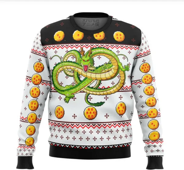 Dragonball Z Shenron Ugly Christmas Sweater
