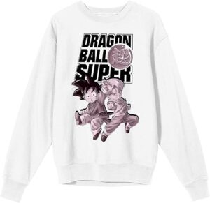 Dragon Ball Super Chibi Art Crew Neck Long Sleeve Men's Sweatshirt