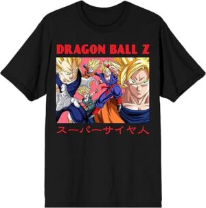 Dragon Ball Z Super Saiyan Group Art Men's T-Shirt