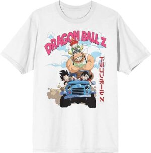 Dragon Ball Z Jeep Ride Crew Neck Short Sleeve Men's T-Shirt