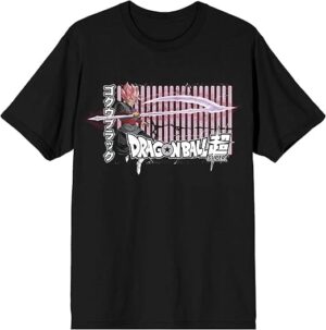 Dragon Ball Super Black Goku with Scythe Crew Neck Short Sleeve Men's T-Shirt