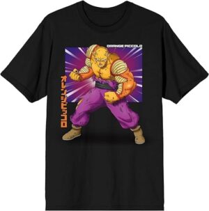 Dragon Ball Super Orange Piccolo Crew Neck Short Sleeve Men's T-Shirt
