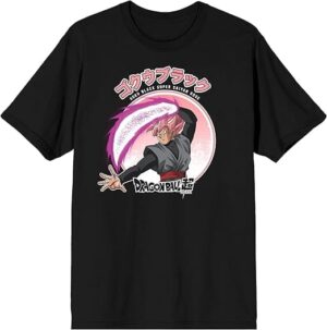 Dragon Ball Super Goku Black Super Saiyan Rose Men's Graphic Tee