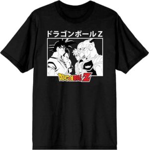 Dragon Ball Z Goku Crew Vs. Villains Crew Neck Short Sleeve Men's T-Shirt