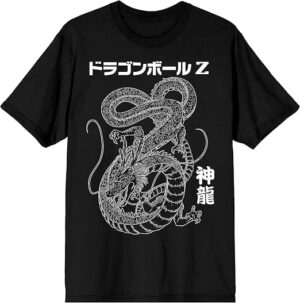 Dragon Ball Z Shenron Men's Black Graphic T-Shirt