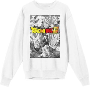 Dragon Ball Super Group Action Short Sweatshirt
