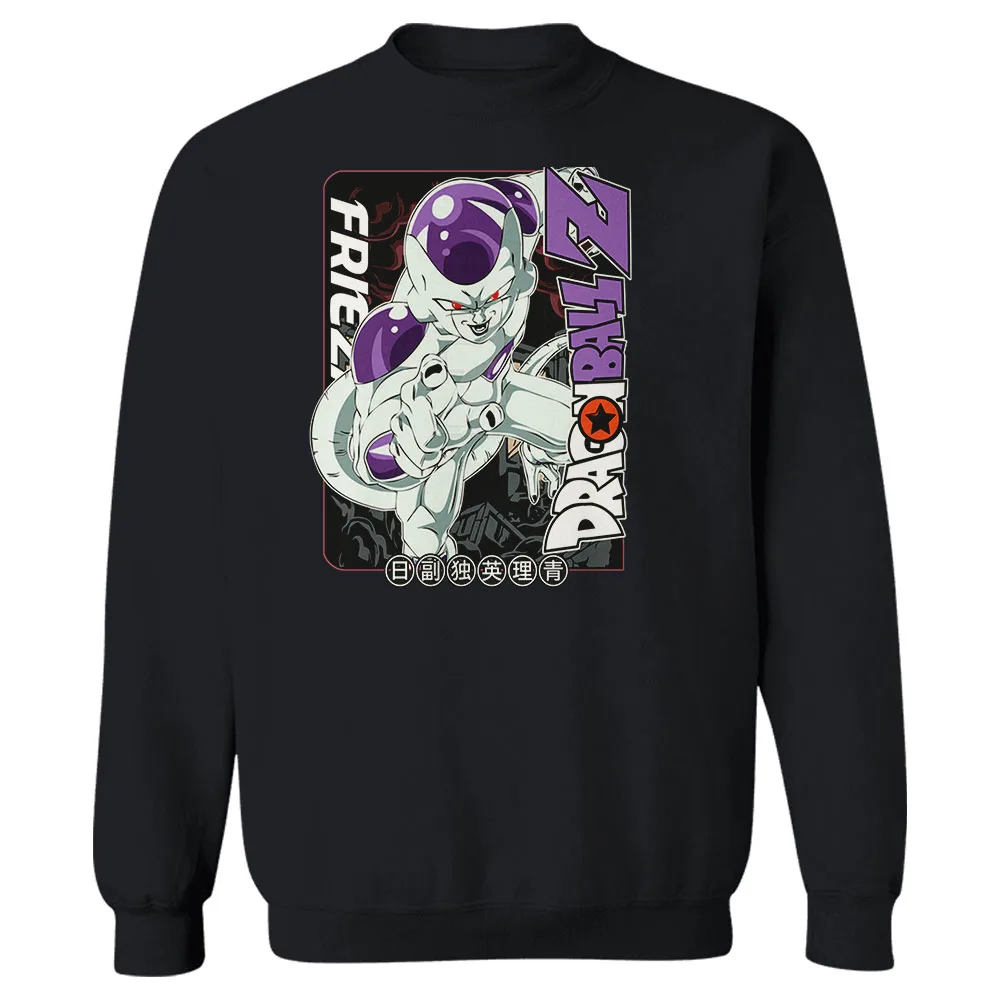 Dragon Ball Frieza Crew Neck Long Sleeve Sweatshirt