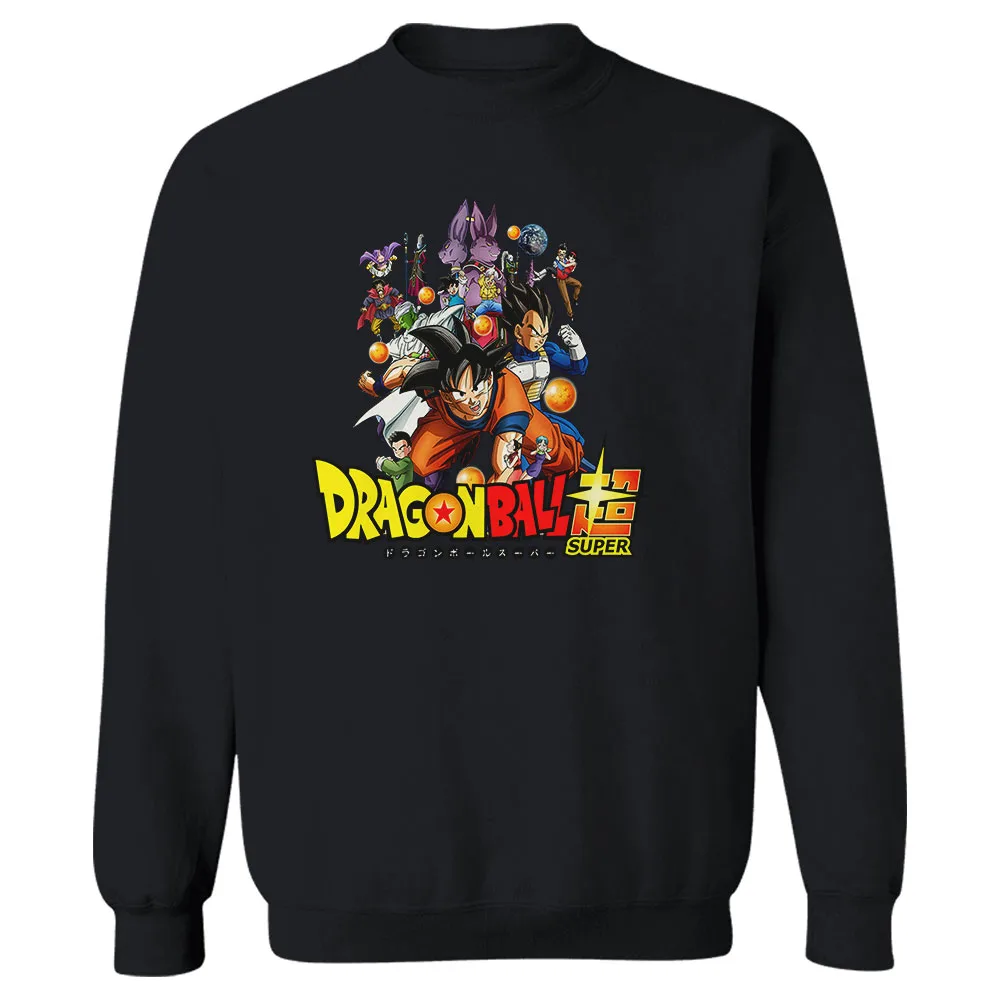 Dragon Ball Super Crew Neck Long Sleeve Sweatshirt