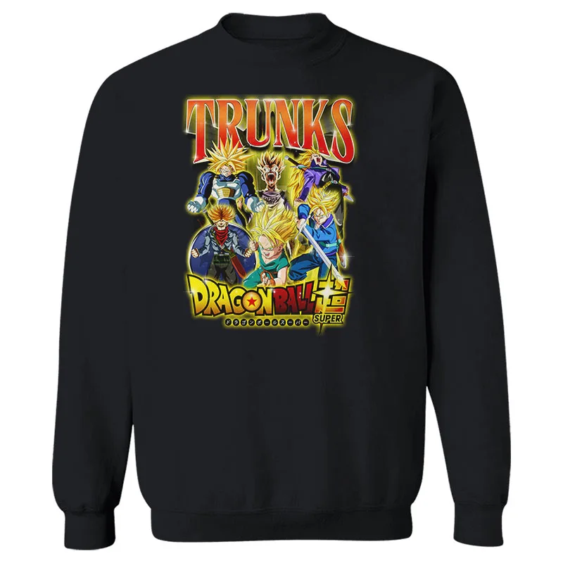 Dragon Ball Trunk Crew Neck Long Sleeve Sweatshirt