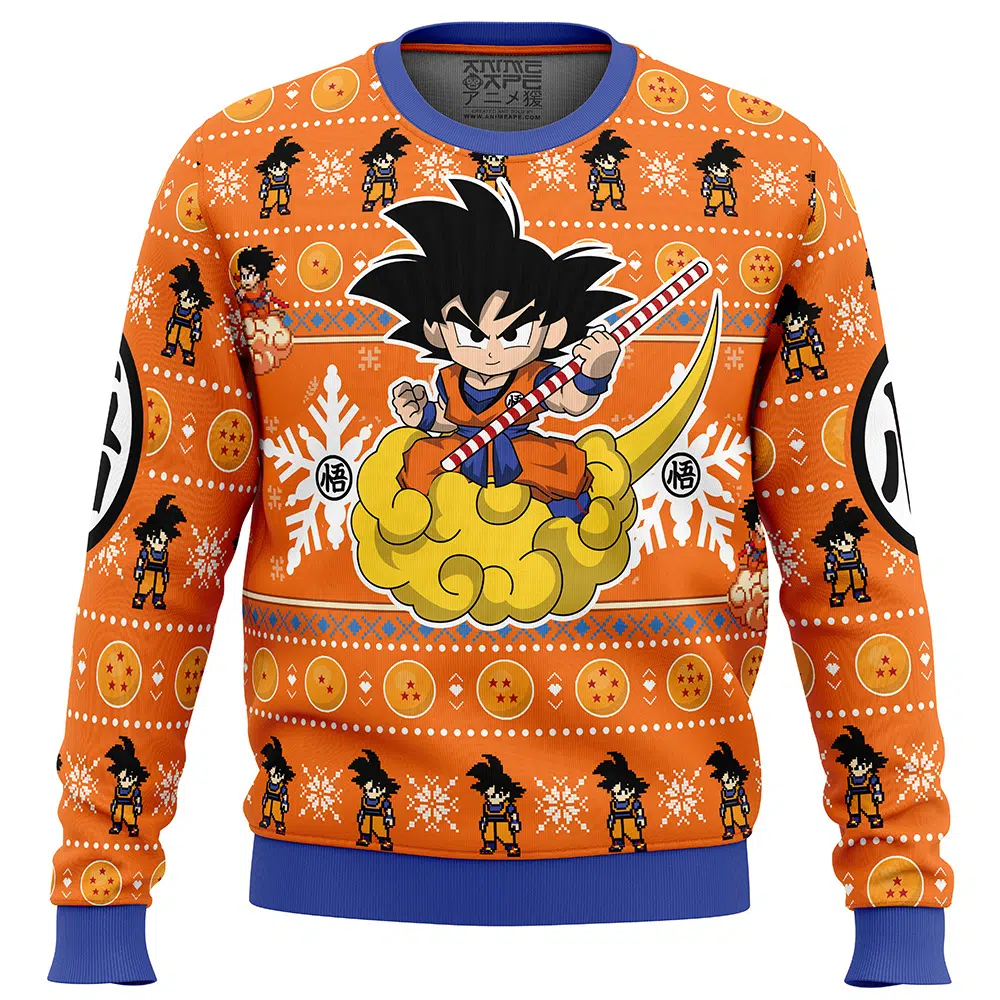Christmas Goku Dragon Ball Z Ugly Christmas Sweater