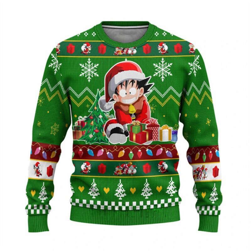 Dragon Ball Christmas Son Goku Kid Z Ugly Sweater