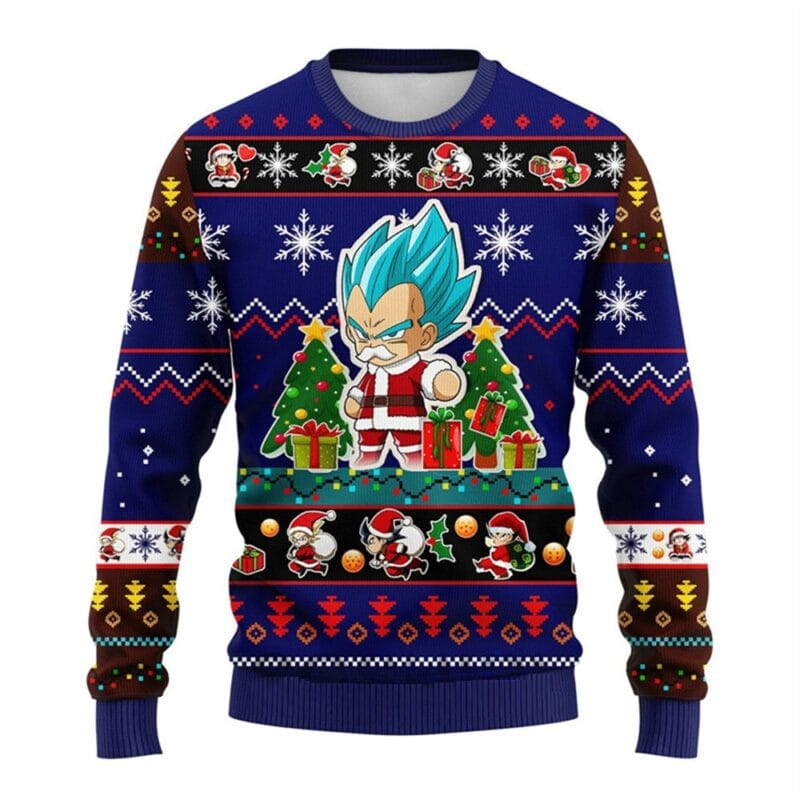 Dragon Ball Christmas Vegeta Z Ugly Sweater