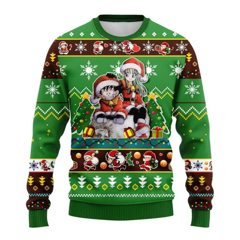 Dragon Ball Christmas Son Goku Bulma Z Ugly Sweater