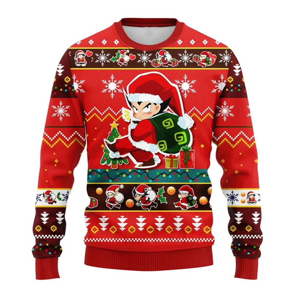Dragon Ball Christmas Son Goku Gift Ugly Sweater