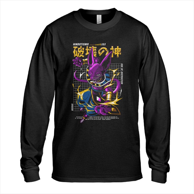Dragon Ball Beerus Long Sleeve T-Shirt