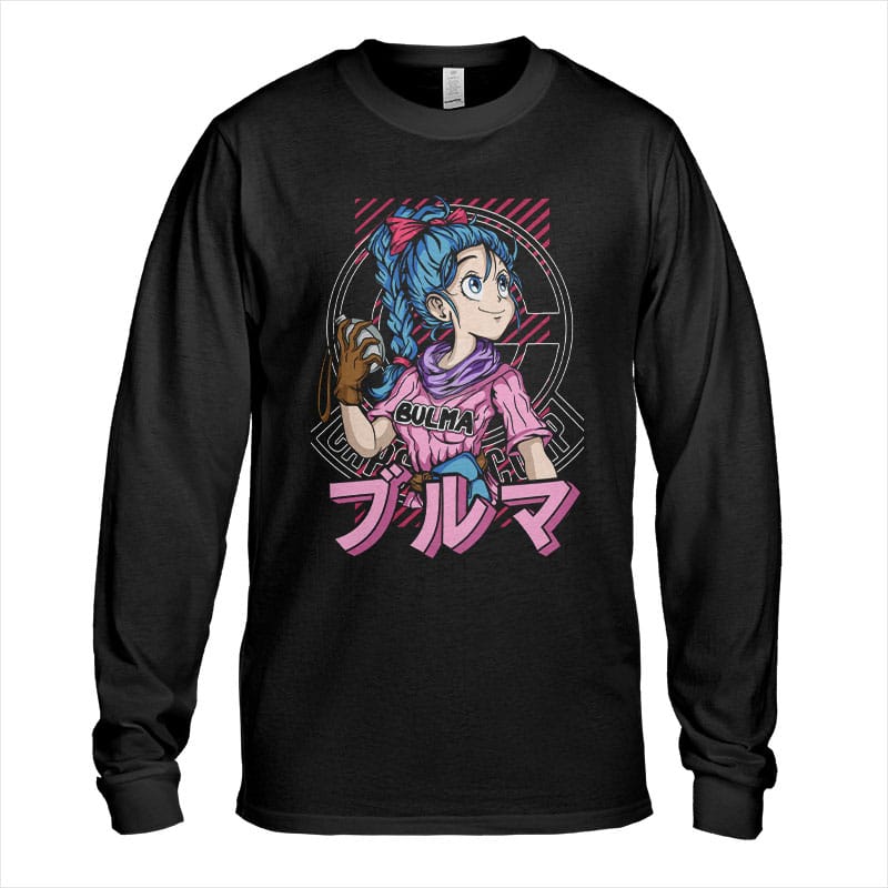 Dragon Ball Bulma Long Sleeve T-Shirt