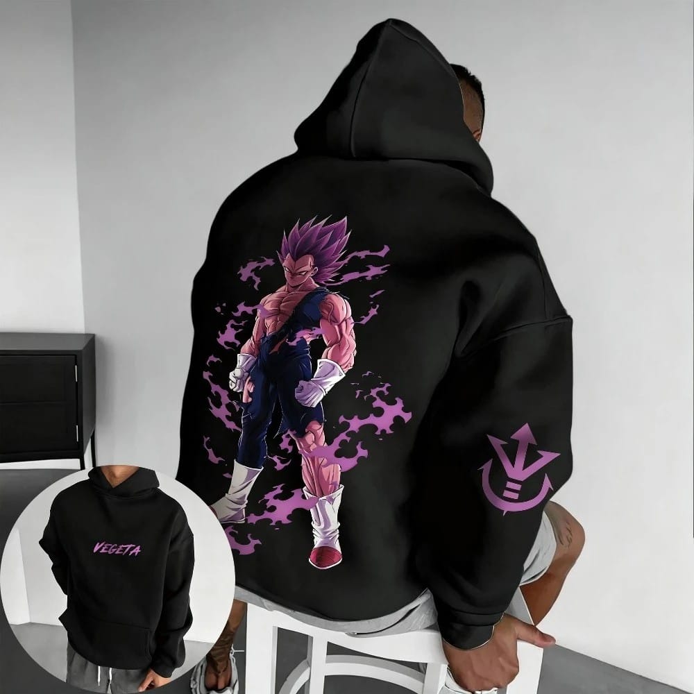 Dragon Ball Anime Vegeta Hoodie
