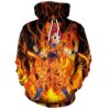 Dragon Ball Son Goku God Hoodie 3D