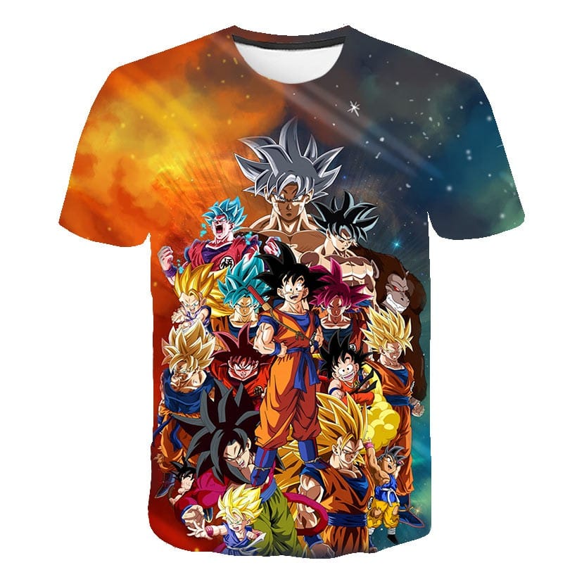Dragon Ball Son Goku Manga Style T Shirt