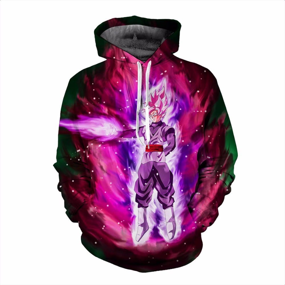 Dragon Ball Super Saiyan Rose Hoodie 3D Unisex