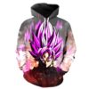 Son Goku Black Super Saiyan Rose Hoodie