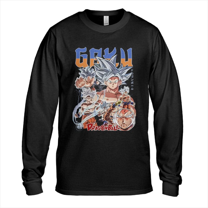 Ultimate Dragon Ball Son Goku Long Sleeve T-Shirt