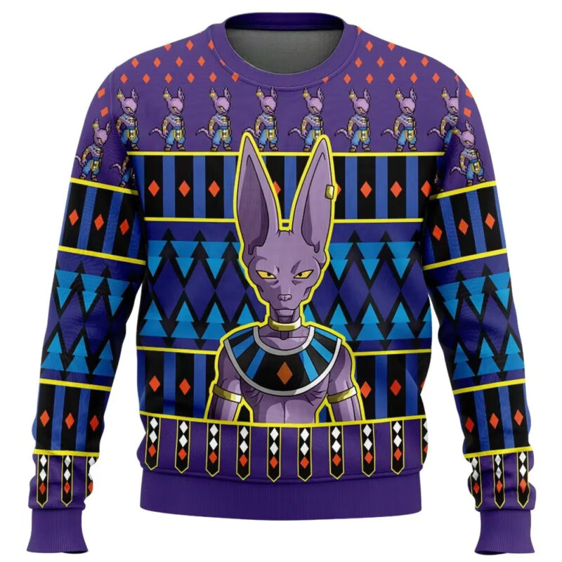 Dragon Ball Beerus God of Destruction Cosplay Pullover Sweater