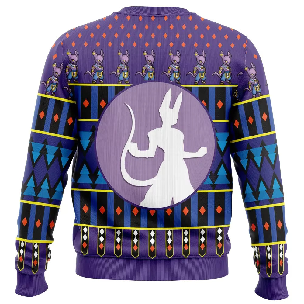 Dragon Ball Beerus God of Destruction Cosplay Pullover Sweater Dragon Ball Beerus God of Destruction Cosplay Pullover Sweater