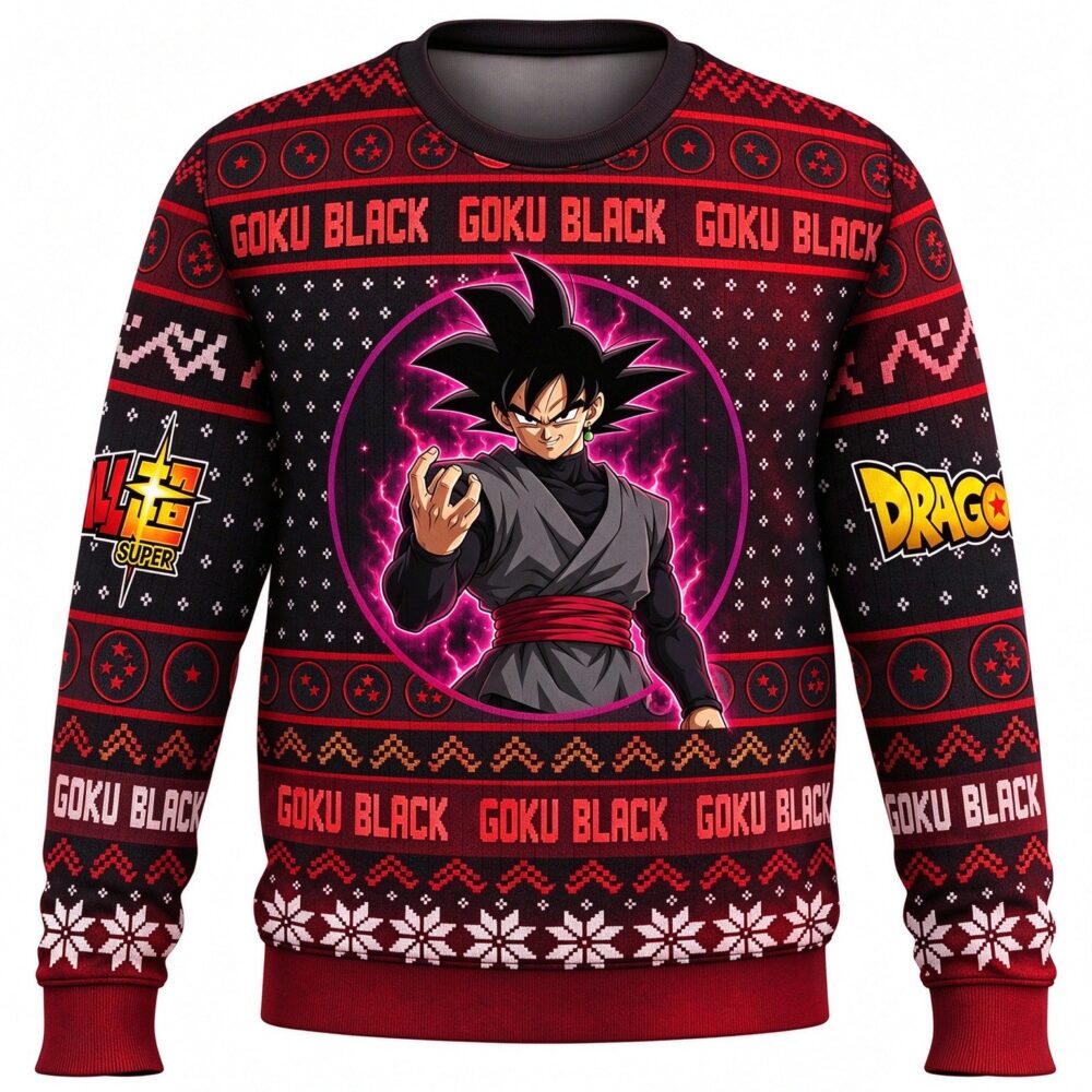 Goku Black Ugly Christmas Sweater