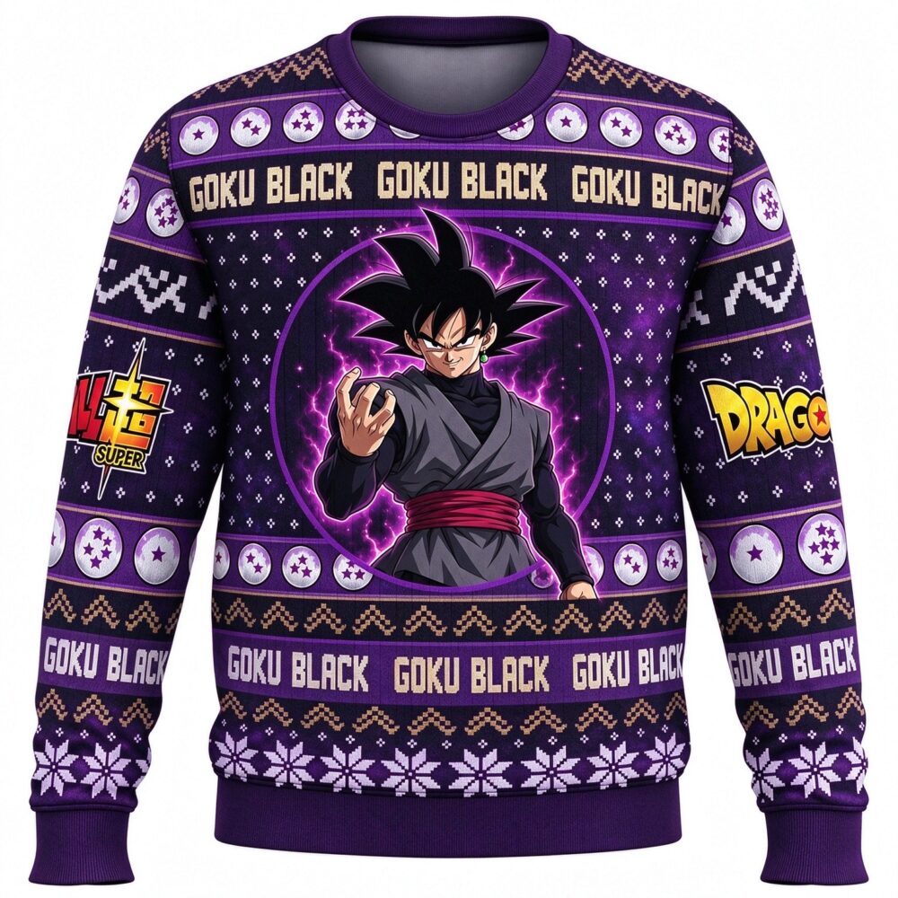 Goku Black Ugly Christmas Sweater