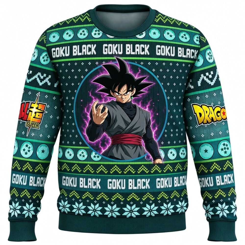 Goku Black Ugly Christmas Sweater