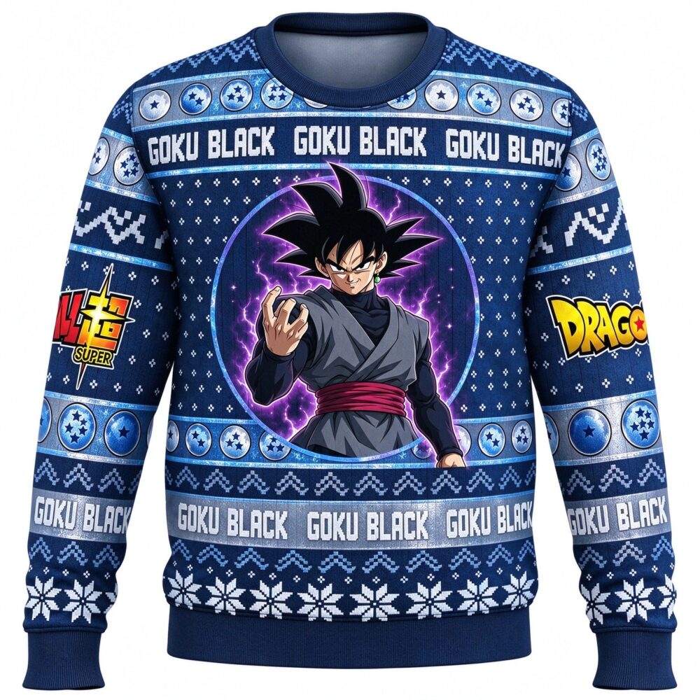 Goku Black Ugly Christmas Sweater