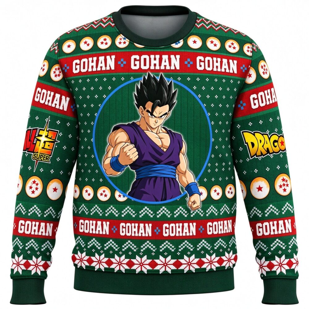 Gohan Ugly Christmas Sweater