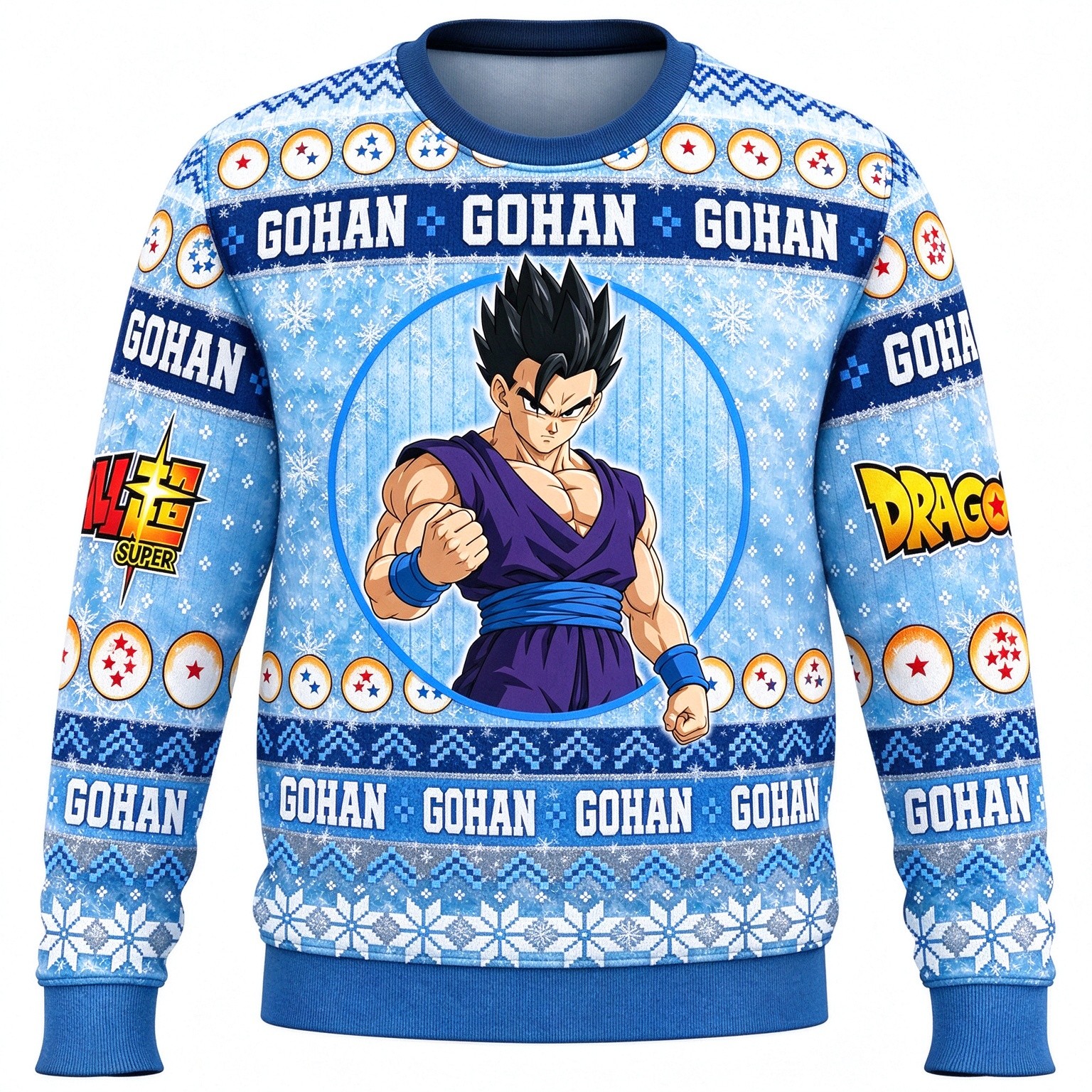 Gohan Ugly Christmas Sweater Gohan Ugly Christmas Sweater