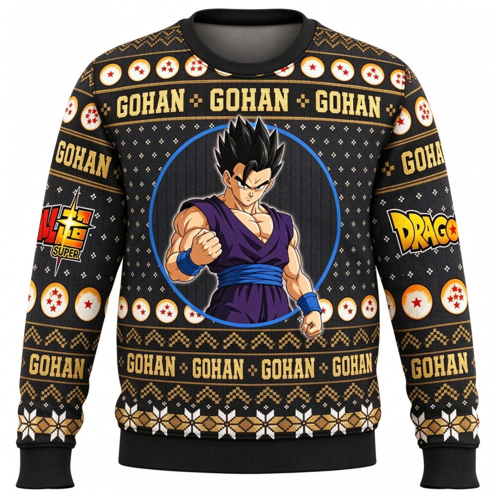 Gohan Ugly Christmas Sweater