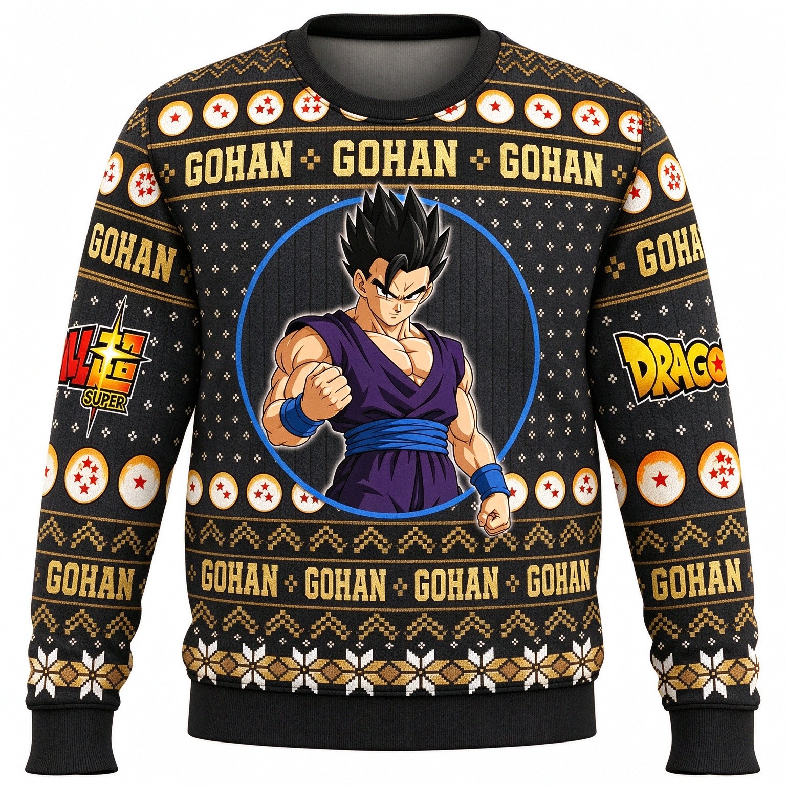 Gohan Ugly Christmas Sweater Gohan Ugly Christmas Sweater